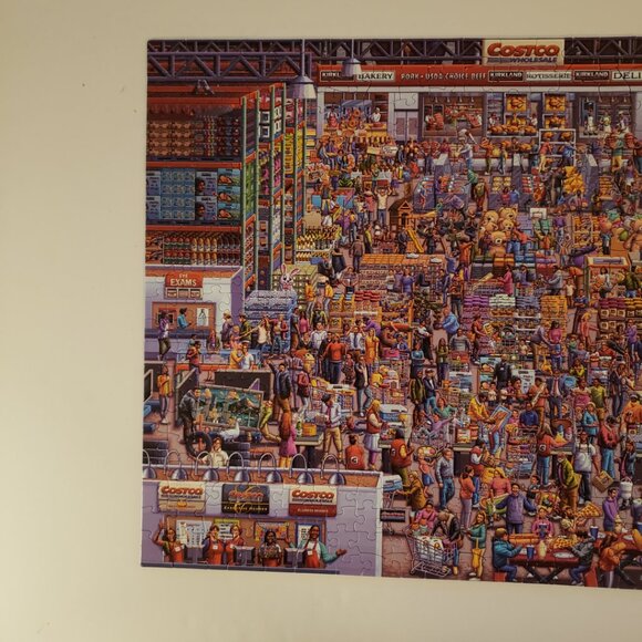 Puzzle 500pc 19x26 Dowdle Costco Wholesale Shopping Store Jigsaw Pre-owned - Picture 9 of 16